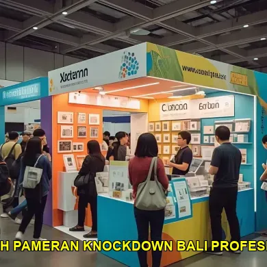 booth pameran knockdown bali profesional